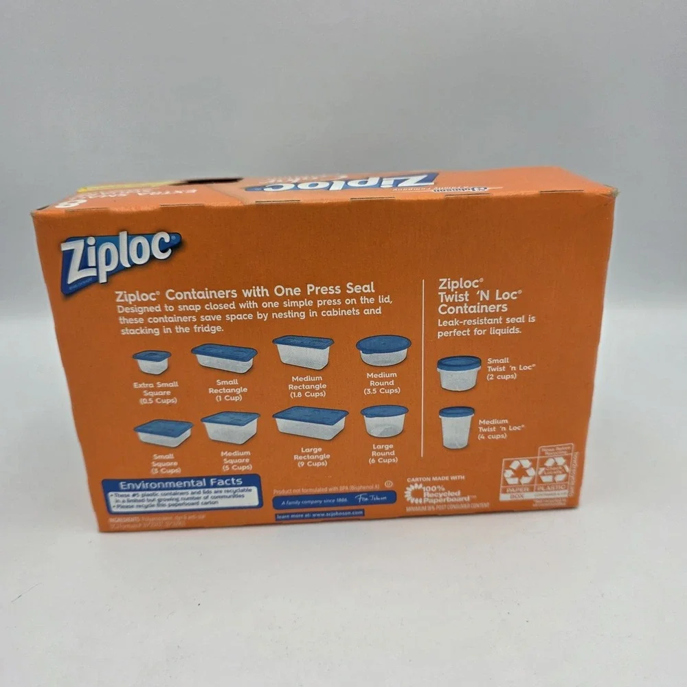 Ziploc one press